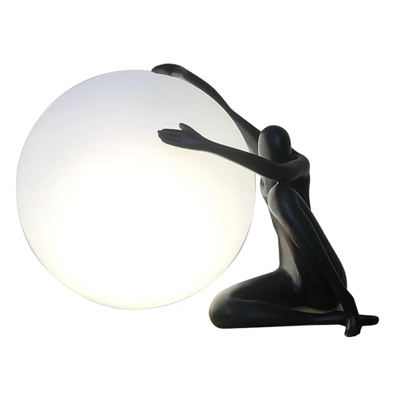

Round ball creative minimalist warm super planet floor lamp