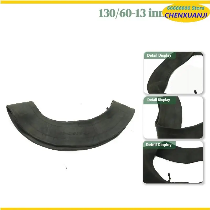 13 Inch Motorcycle Inner Tube 130/60-13 Butyl Rubber Inner Tube Bend Tube Accessories Optional For Motorcycle Scooter