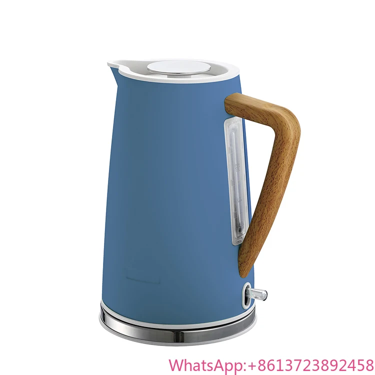 

Private Label Modern High Quality 1.7L Large Capacity Tea Maker Stainless Steel No Plastic Electric Kettles Wholesale