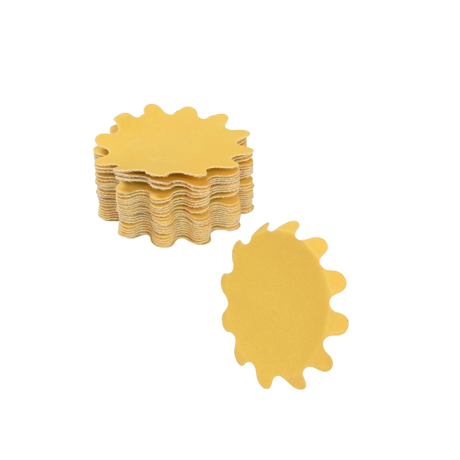 

2-дюймовые диски для влажной и сухой шлифовки, 83 шт., волнистые шлифовальные подушечки с гибким краем, зернистостью 60-600 с опорной пластиной с хвостовиком 1/4 дюйма и пенопластовой полировальной подушечкой