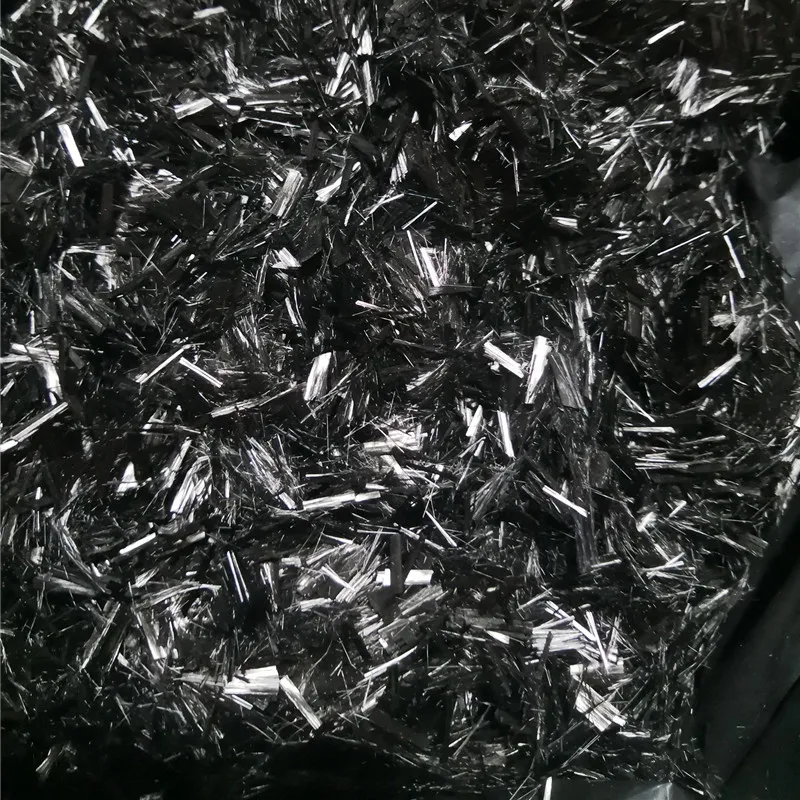 Filamentous flake Forged carbon fiber yarn strands Vacuum Hand Paste Carbon Fiber 12K 24K length 5mm 10mm 15mm 500g yarn