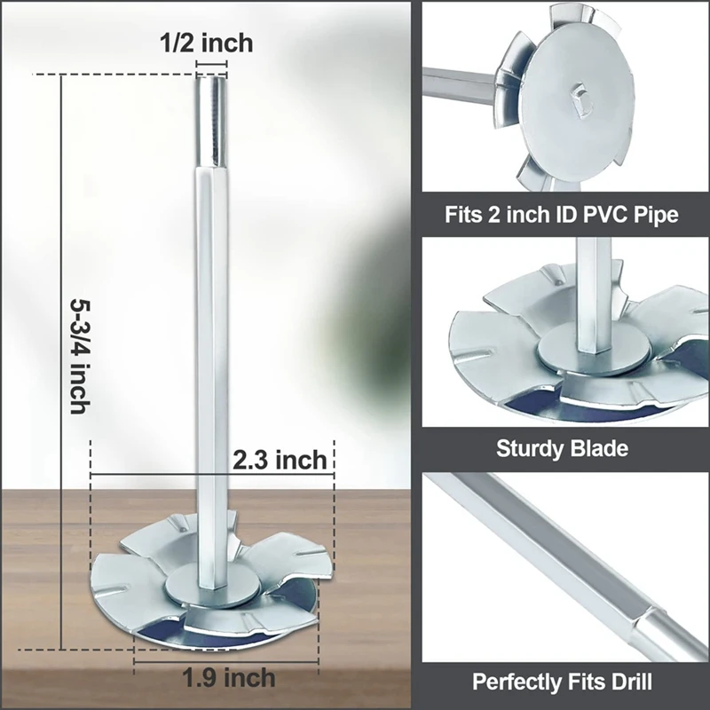 PVC Plumbing Fitting Saver Bit Socket Saver,1/2Inch Speed Power Drill,Bit Fitting Saver Inside Pipe Cutter