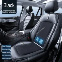 2025 New Ventilation Massage Car Seat Cushion Ice Silk Cooling Blow Air Cushion Backrest Car Mounted Summer Ventilated Seat Pads