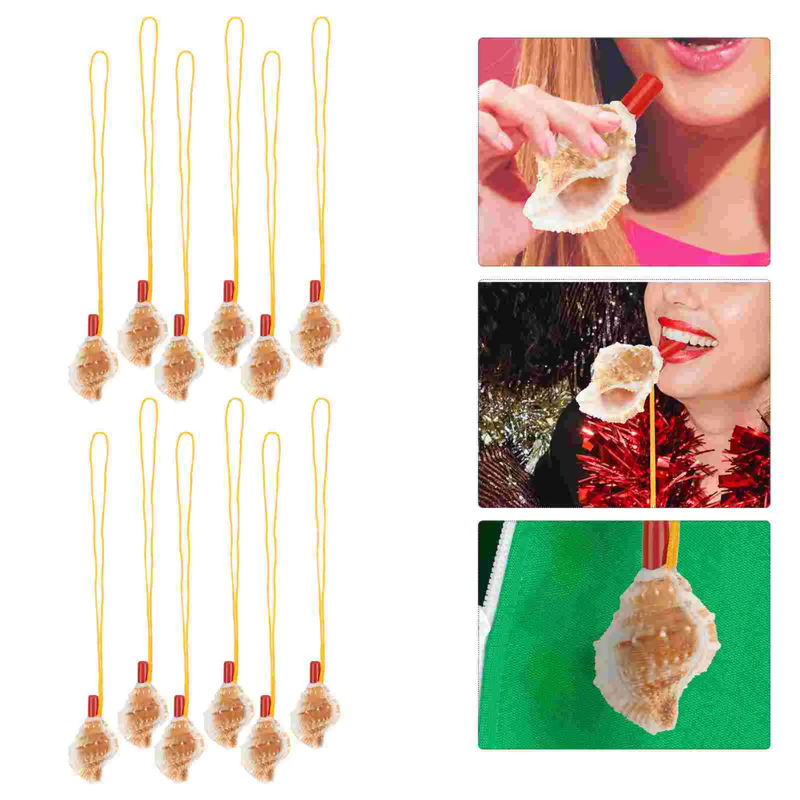 

10 Pcs Conch Whistle Football Toys Kids Outdoor Kindergarten Teaching Aids Plaything for Shell Musical Travel Shaped