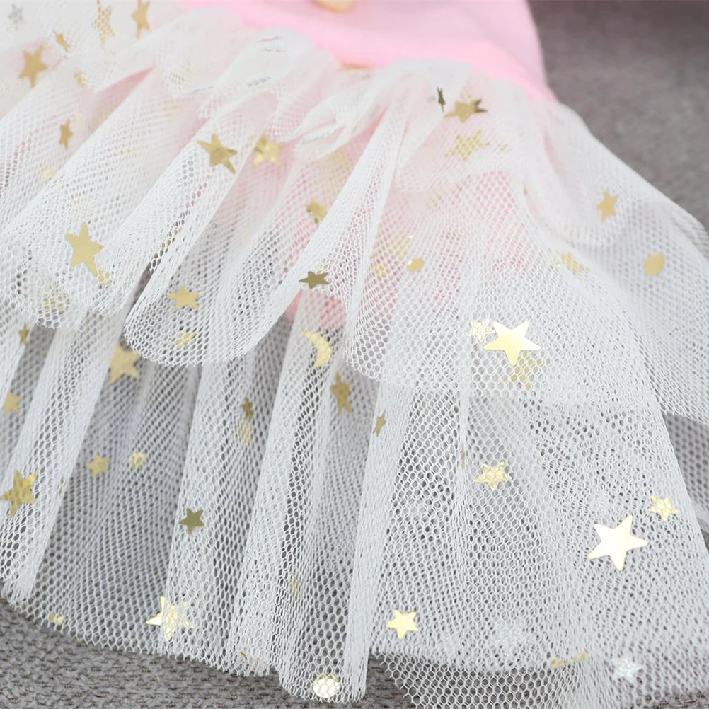 

Dog Skirt Cotton Tutu Dress For Small Dogs Lightweight Pet Clothes Outdoor Walking Holiday Photo Shoots Party Cosplay