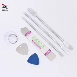 7pcs Metal Spudger Kit Universal Cell Phone Repair Opening Tool Mobile Phone Disassemble Crowbar Steel Pry Phone Hand Tool Set