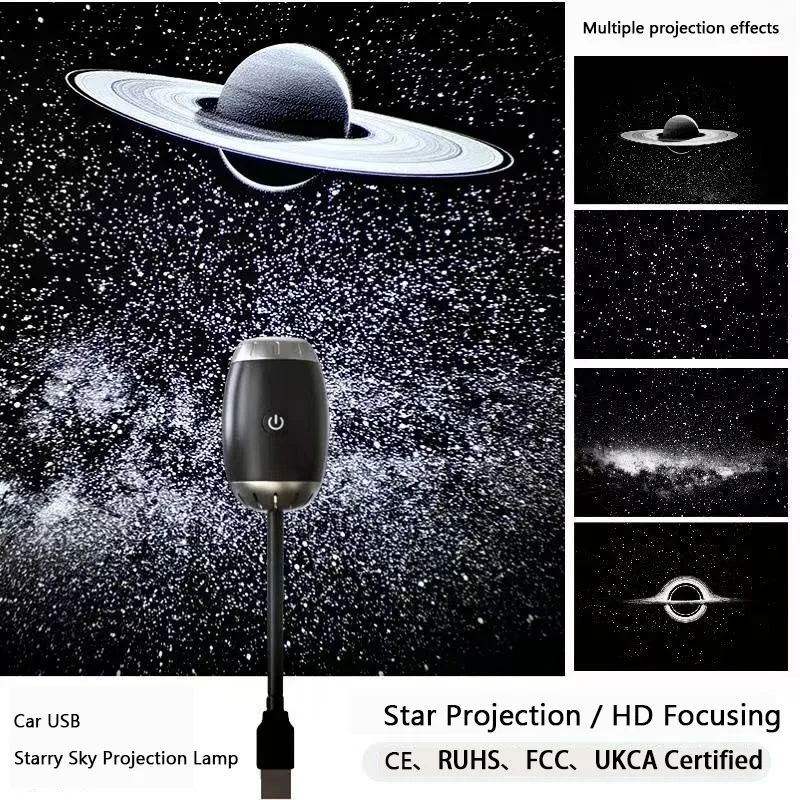 

USB-проектор для автомобиля: светодиодная подсветка «Звездная Галактика Сатурн» для создания романтической атмосферы и декора интерьера
