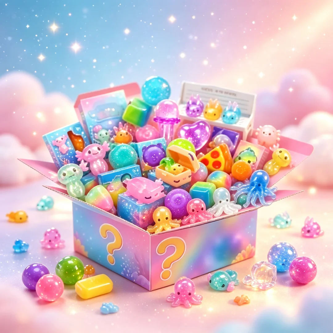 Surprise Blind Box Bulk Kawaii Squishy Mochi Toys Random Mixed Shape Squeeze Fidget Autism ADHD Calming Gift Set