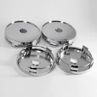 4pcs Car Blank Wheel Hub Center Cap Black 60mm Rim Covers Auto No Logo Badge Car Wheel Rims Center Hubcap Covers Wear Parts