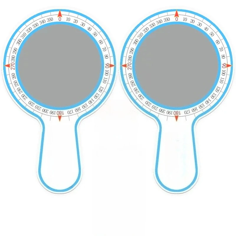 2PCS Circular polarizer Calibrated Scientific Experiment Polarizer 360-Degree Polarizing Filter for Educational Testing