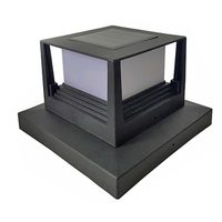 LED Solar Column Light Post Deck Lamp Outdoor Waterproof Villa Garden Decor Solar Powered Outdoor Lighting Fixture