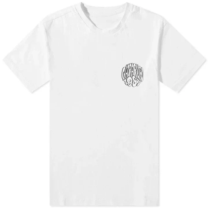 

Napapijri Geographic Men's T Shirt Mountain Forest Print Casual Loose Fit 2025 Summer Breathable Graphic Tee Outdoor Fashion Top