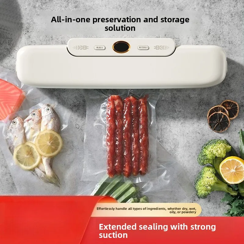 

Vacuum Sealer Meat Vacuum Packaging Machine Food Preservation Household Small Automatic Compressor Free 10 Vacuum Bags