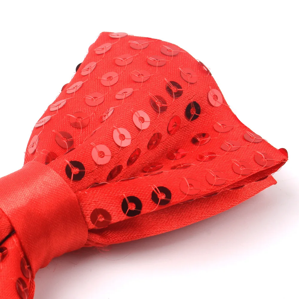 ربطة عنق عصرية للرجال والنساء والأطفال ترتر كلاسيكي يجذب الانتباه ربطة عنق لحفلات الزفاف وعقدة على شكل فيونكة للرجال البالغين