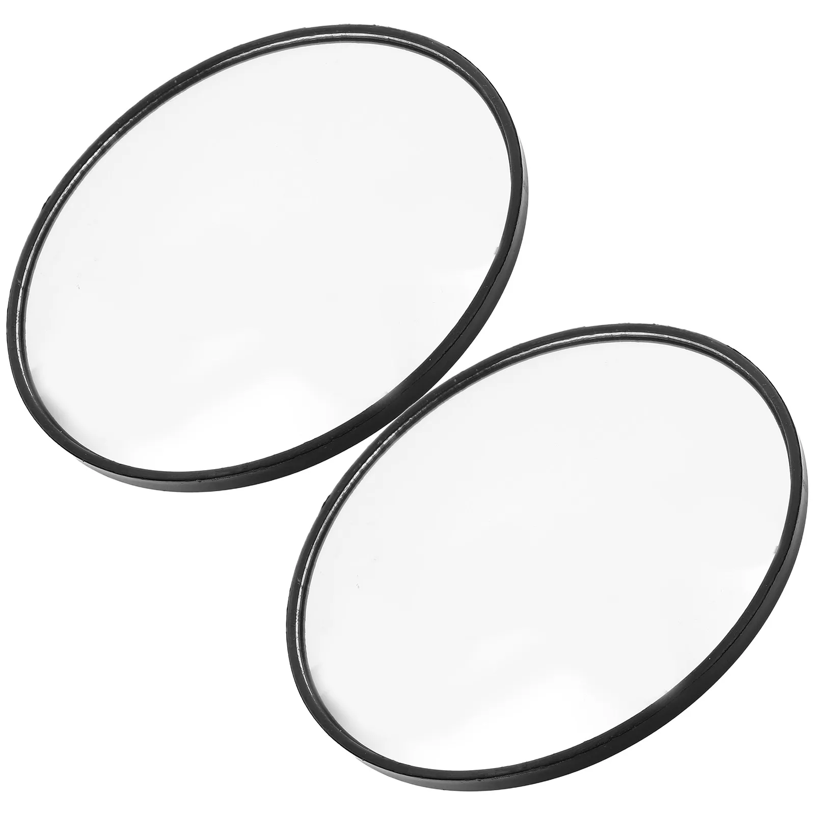 2Pcs Universal Tractor Excavator Loader Convex Rearview Mirror Wide Impact Resistant Heavy Equipment Safety