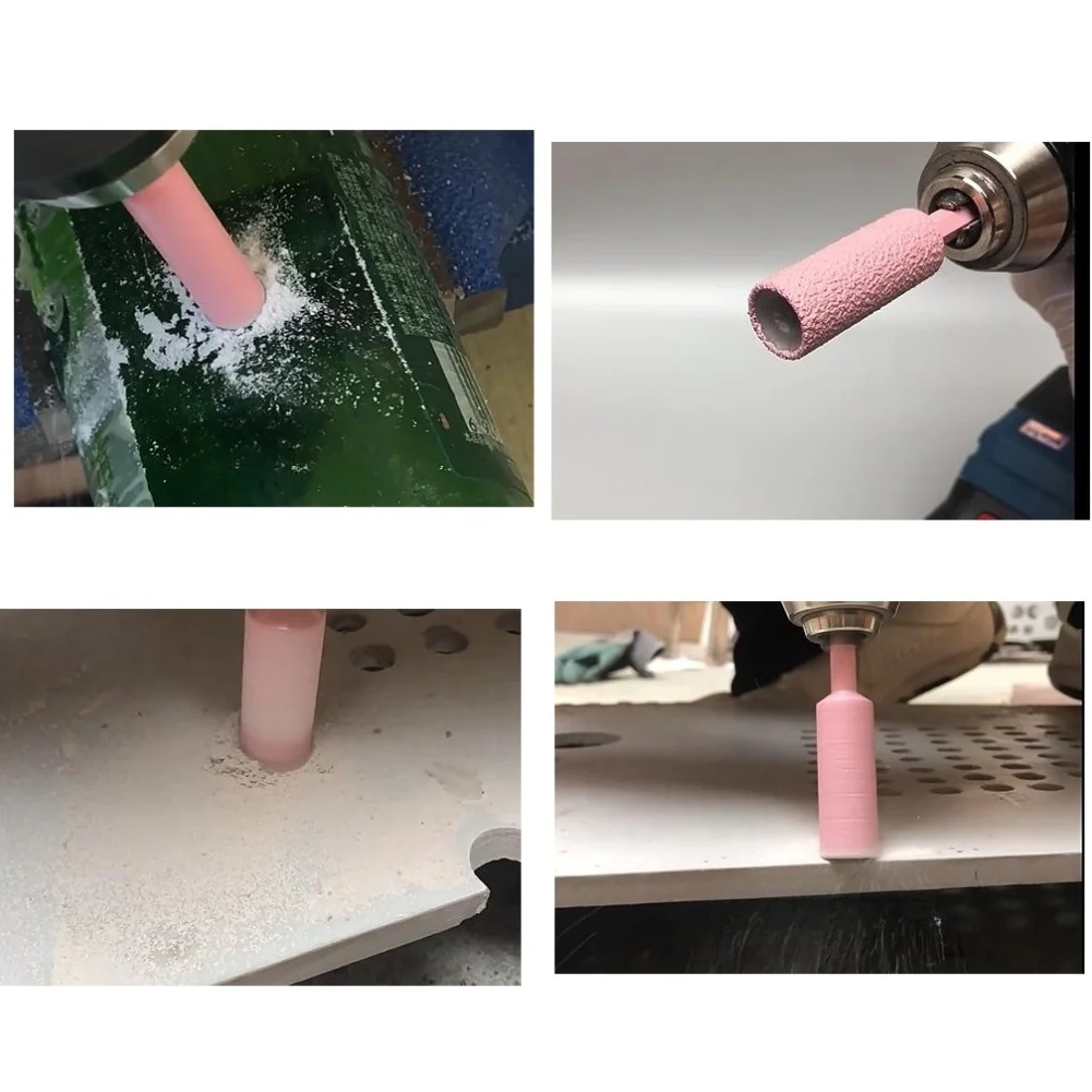 

Hex Shank Hole Opener 6mm,8mm,10mm,12mm,14mm,16mm Emery Grit Hole Opener Drill Bit Vacuum Brazed Emery Grit Tip