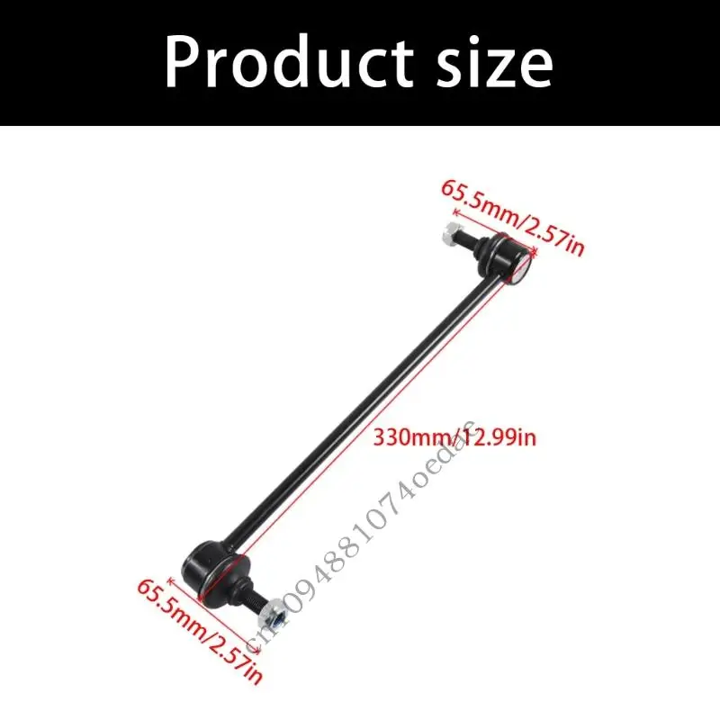 0XXC قضيب موازن أمامي وصلة نهاية استبدال شريط التوازن الأمامي ملحقات السيارات سهلة التركيب لـ 3 2004-2009 #6