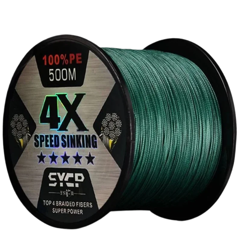 

100M 500M 1100M 4 Strands Braided PE Fishing Line Low Stretch Ultra Smooth Abrasion Resistant Strong Pull Main Line Lure Fishing