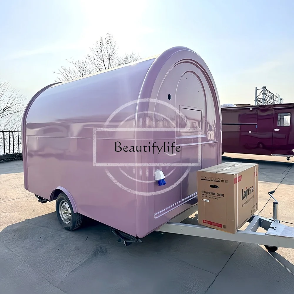 Rimorchio mobile fuoristrada per camion di cibo, gelato, taco, mais dolce, rimorchio per imprenditori, negozio di fast food