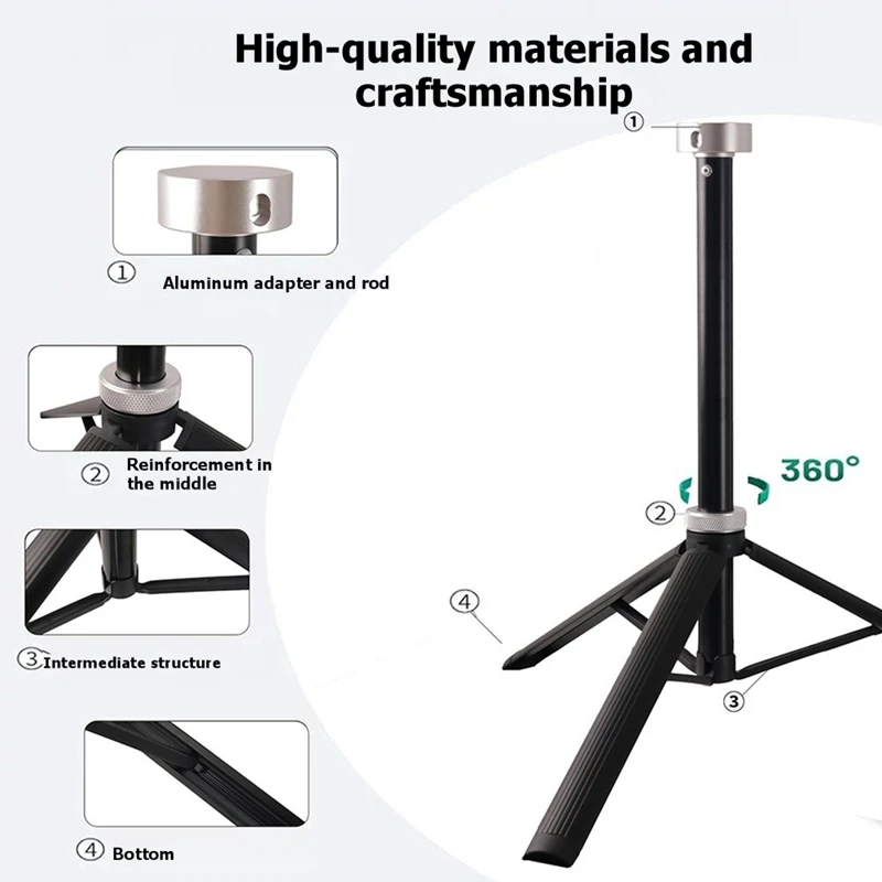 Super Sale For Starlink Mini Tripod Mount with 360° Signal Clearance - Heavy-Duty Stand for High Winds, Camping, RV & Off-Road