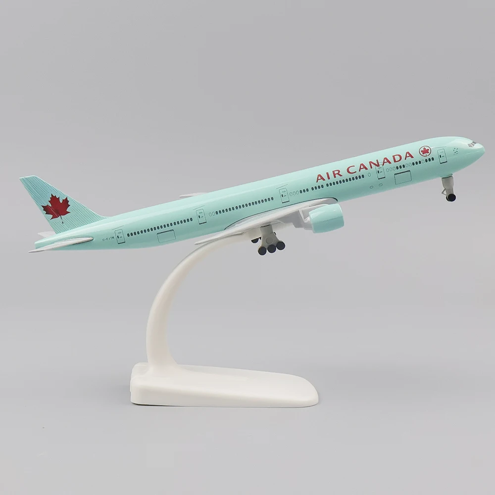 

Metal Aircraft Model 20cm 1:400 Canada Boeing 777 Metal Replica With Landing Gear Alloy Material Aviation Simulation Boy Gift