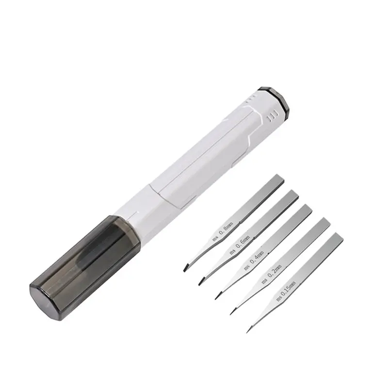 A96I-Smooth Scribing Knife Set Replacement For Model Blade Light Weight Handle For Model Kit Carved Sword Hobby DIY