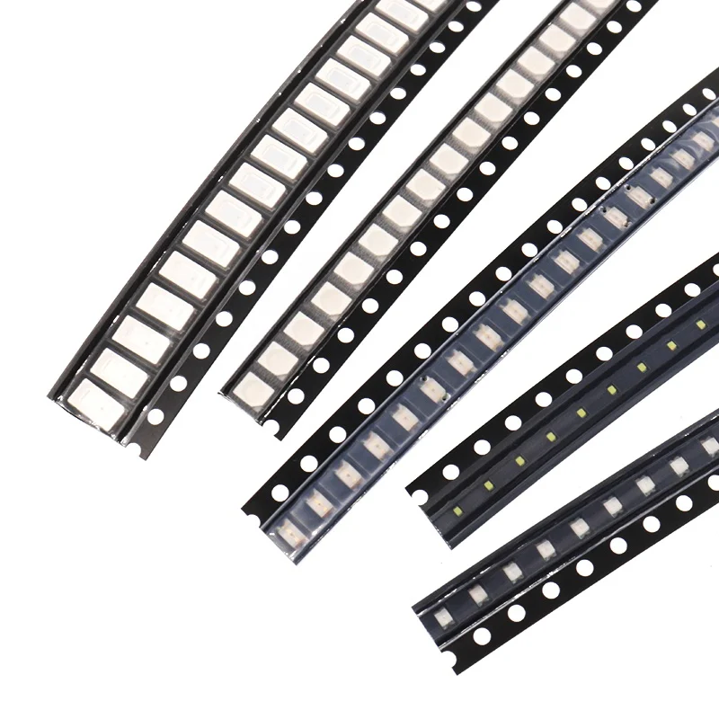 1000PCS 0805 Flash LED SMD Diodes Warm White RED Blue Green Yellow Orange RGB Light Emitting Diod Alto 0805 Blink Color Change
