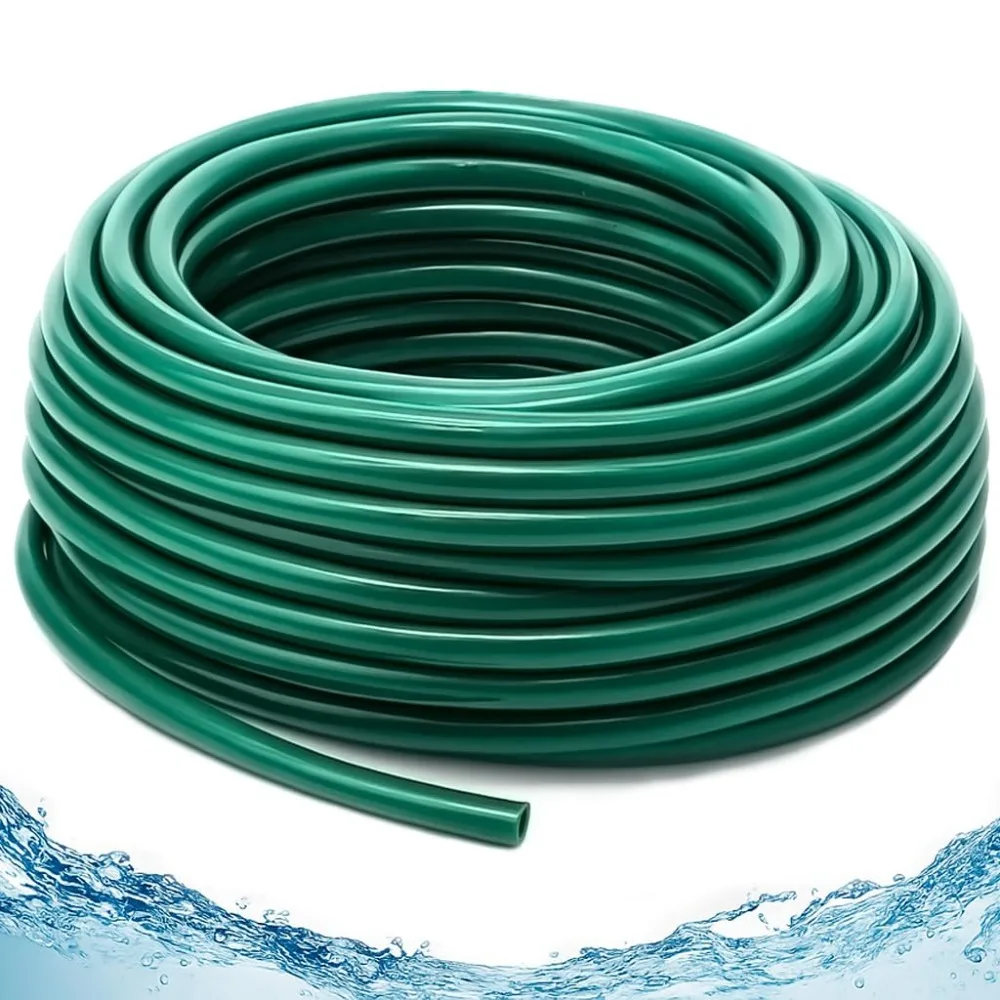 Tuyau d'irrigation goutte-à-goutte de 1/4 pouce, adapté aux serres, aux pelouses et aux systèmes horticoles domestiques, Attention : Seulement le tuyau d'arrosage