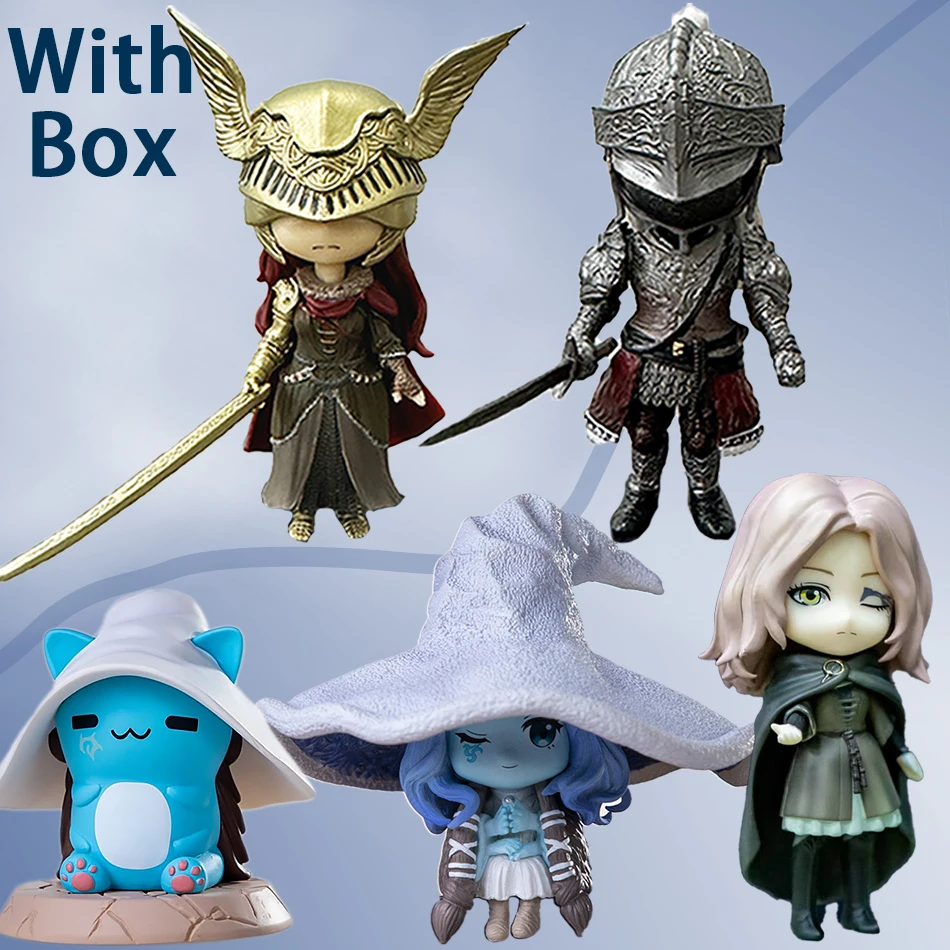 1-5 uds nuevo Elden Ring Gaming versión Q Mini Ranni Cat Melina Malenia el medio lobo figura de acción Lani adornos mágicos muñecas de PVC