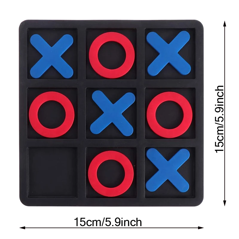 Tic Tac Toe Board Game ,Tic Tac Toe Family Game, Classic Board Game, Classical Family Board Game,Children's Tic Tac Toe Game, Pl