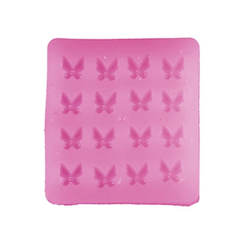 Silicone Mini for Butterfly Chocolate Mold Pink Polymer Clay Molds DIY Cake Deco Dropship