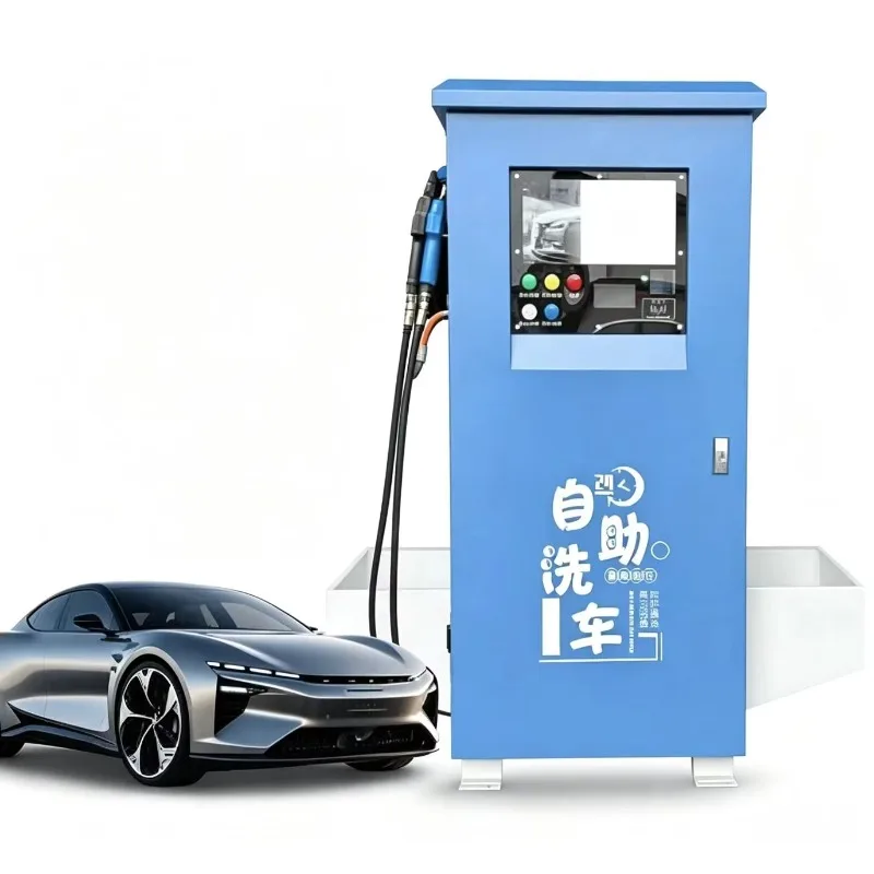 2200W Self Service Car Washing Machine Customizable Language System Support Coin And Banknote Payment