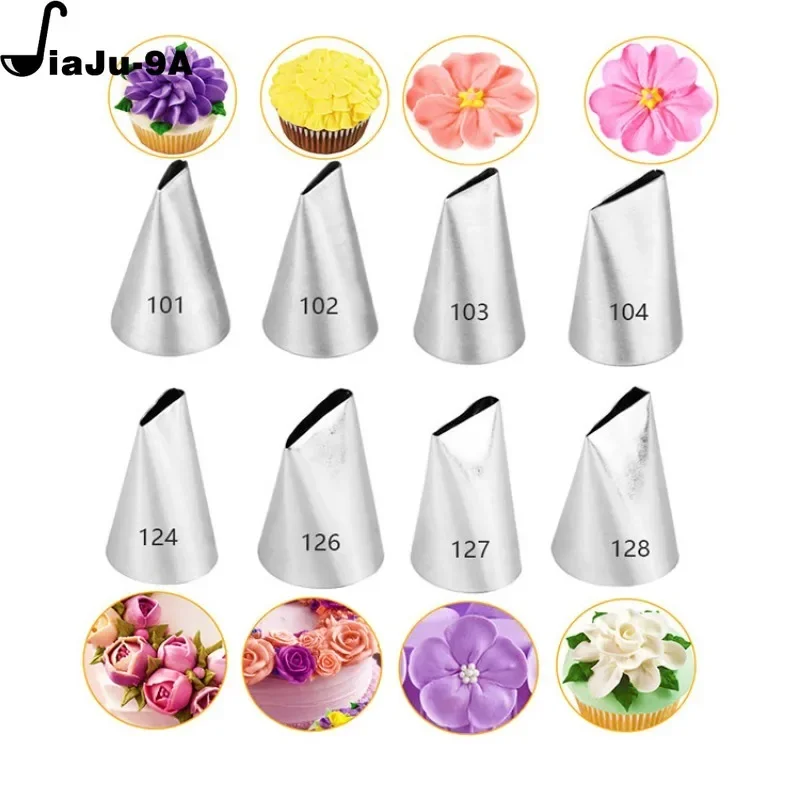 #101 #102 #103 #104 Piping Nozzle for Creating Rose Petal Shape Decorating Icing Tip Baking &Pastry Tools Bakeware