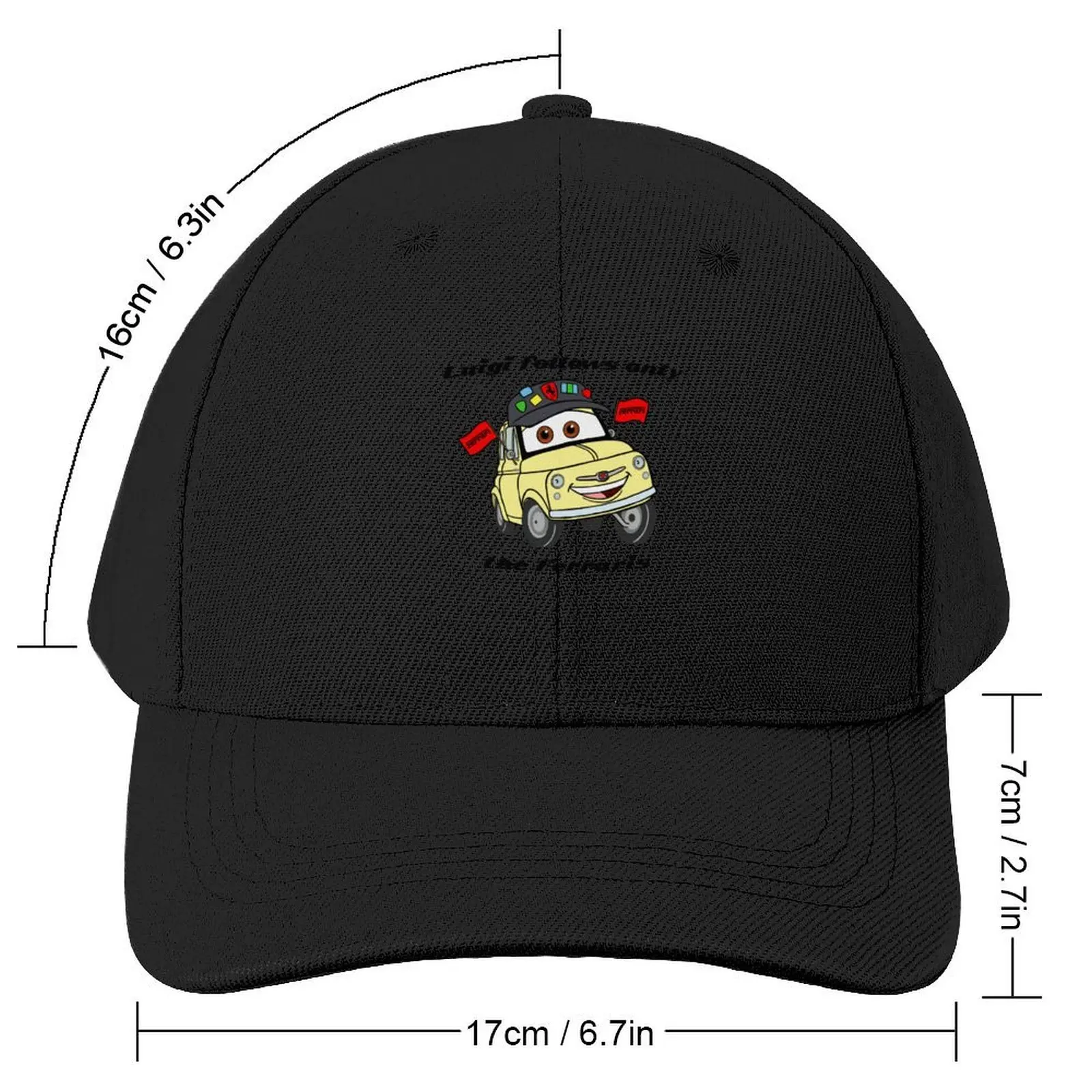 cars luigi Baseball Cap fishing hat Hat Man Luxury Sunscreen Men Women's