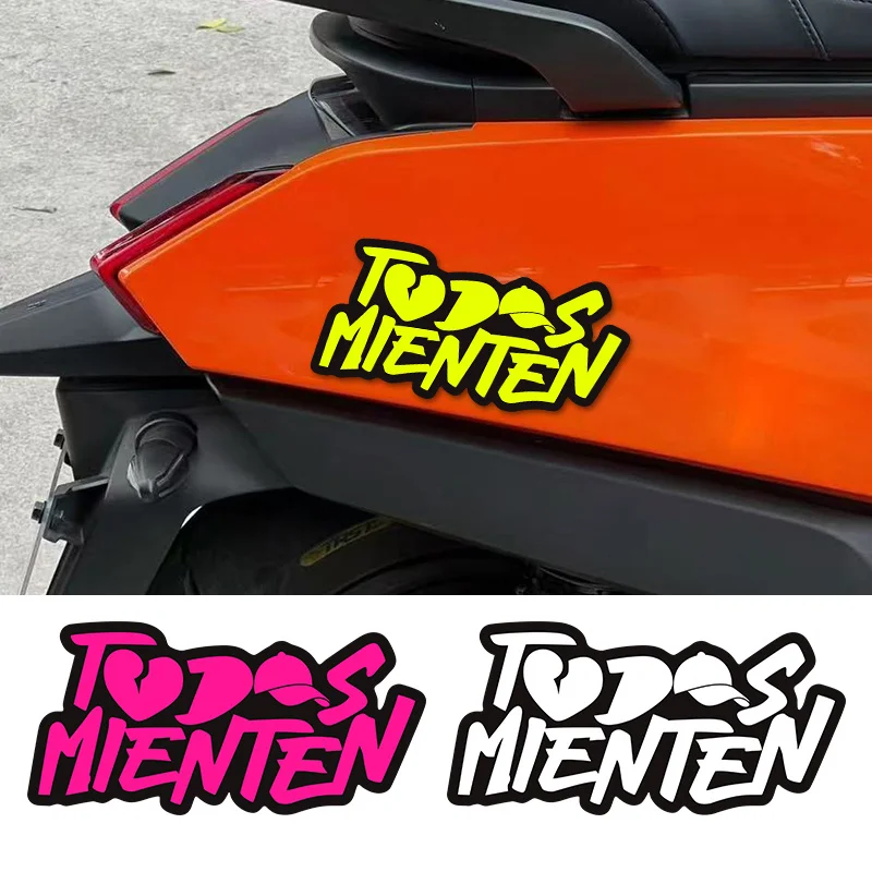 

1pc of 2D Motorcycle Sticker, ALL LIE, Waterproof PVC, Decoration for Motorcycle Fuel Tanks, Shields, And Body Paint