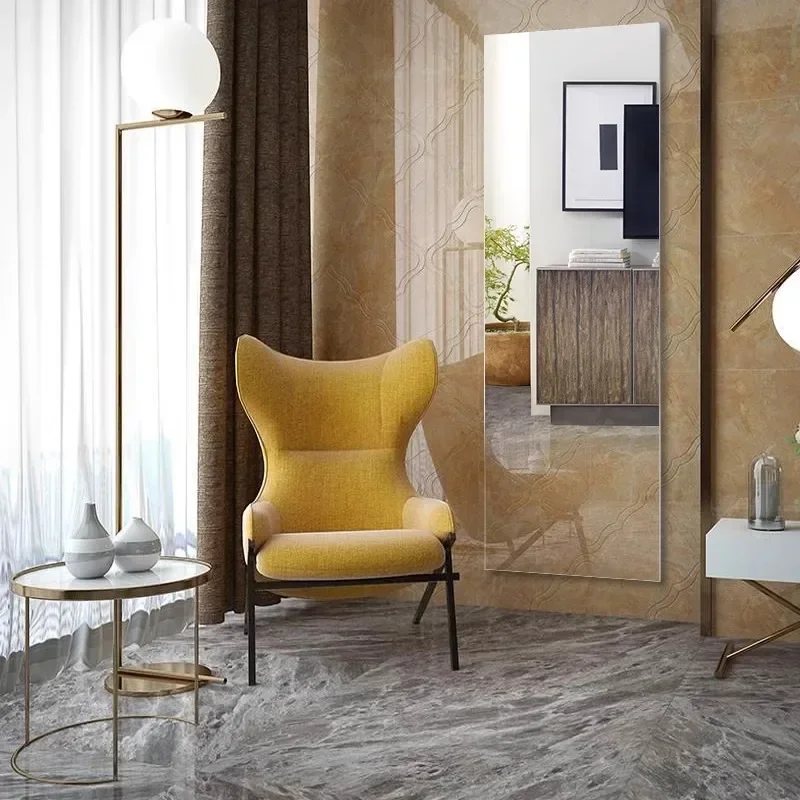 Compact Bathroom Mirror Makeup Long Luxury Nordic Full Body Aesthetic Mirror Girls Star Modern Spiegels Living Room Decorations