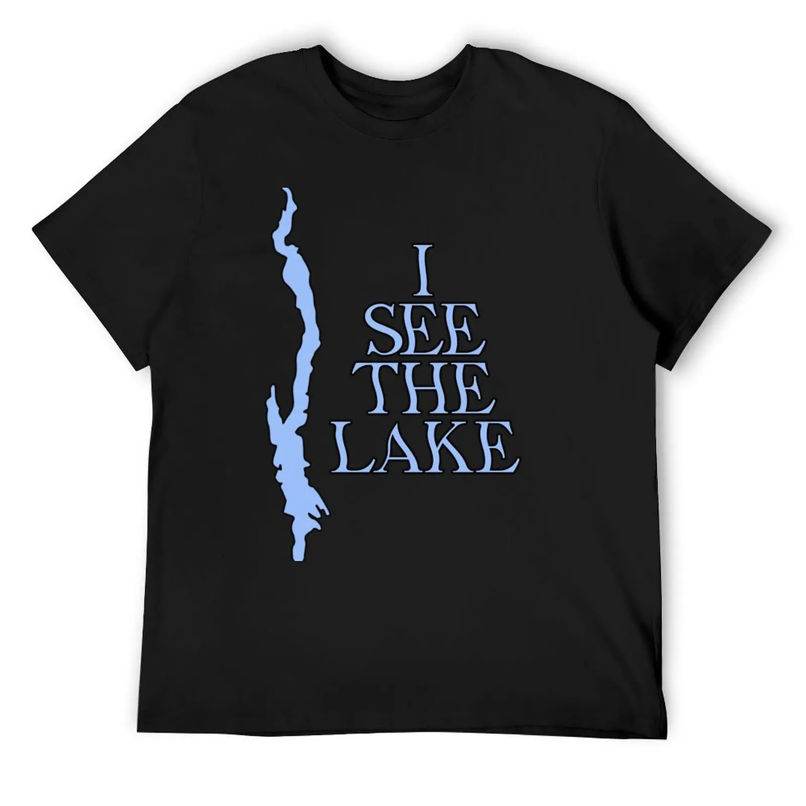 I see the Lake (Lake George - Blue) T-Shirt graphics vintage clothes man clothes t shirts for men pack