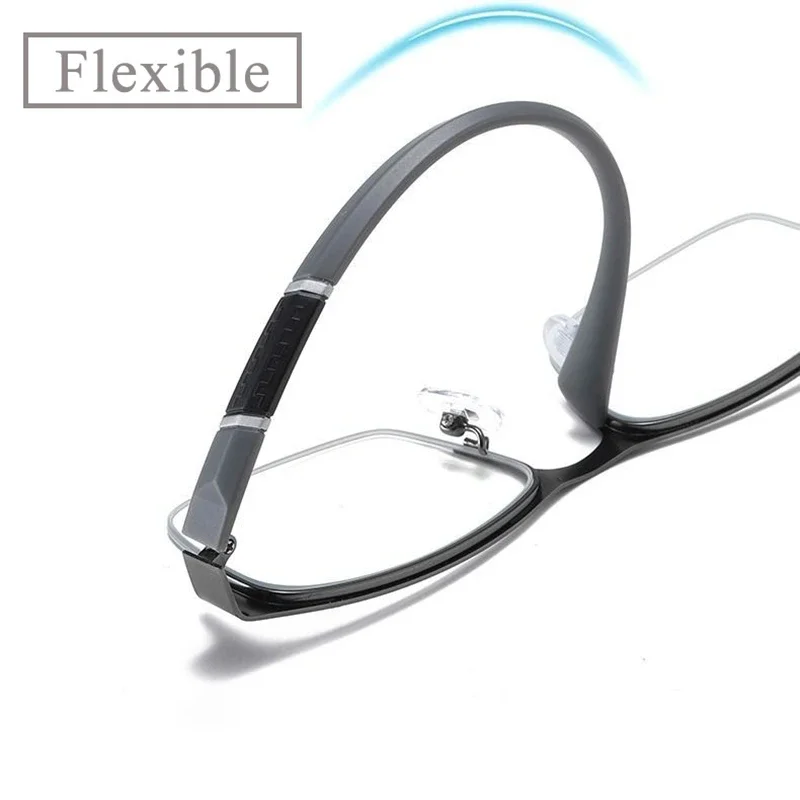 Reading Glasses Men Women High Quality Half-frame Diopter Glasses Business Male Presbyopic Eyeglasses +1.0 1.5 2.0 2.5 4 image 5