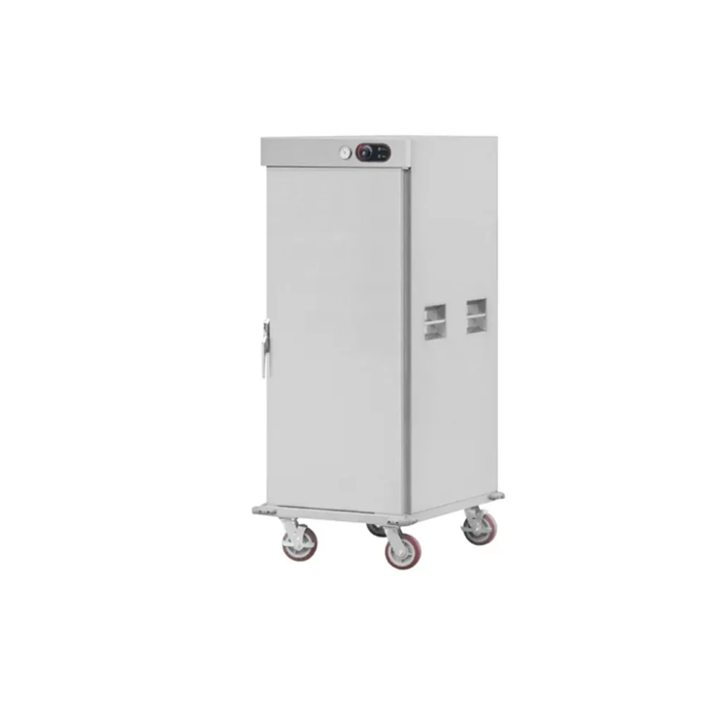 

Fully Functional Stainless Steel insulated food cabinet food warmer cart with wheels electric food warmer carts