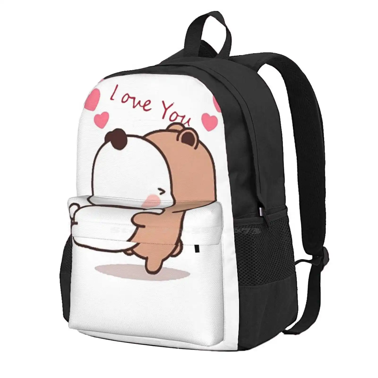 Panda And Brownie- True Love Bubu Dudu Couple 2024 V42 Hot Sale Schoolbag Backpack Fashion Bags Cute Colorful Baby Bears Baby