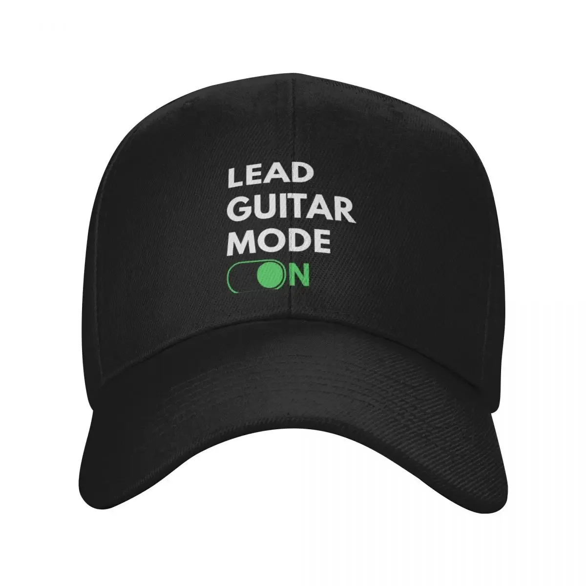 

Lead Guitar Mode On Dark Theme Baseball Cap Custom Cap sun hat Men Golf Wear Women's