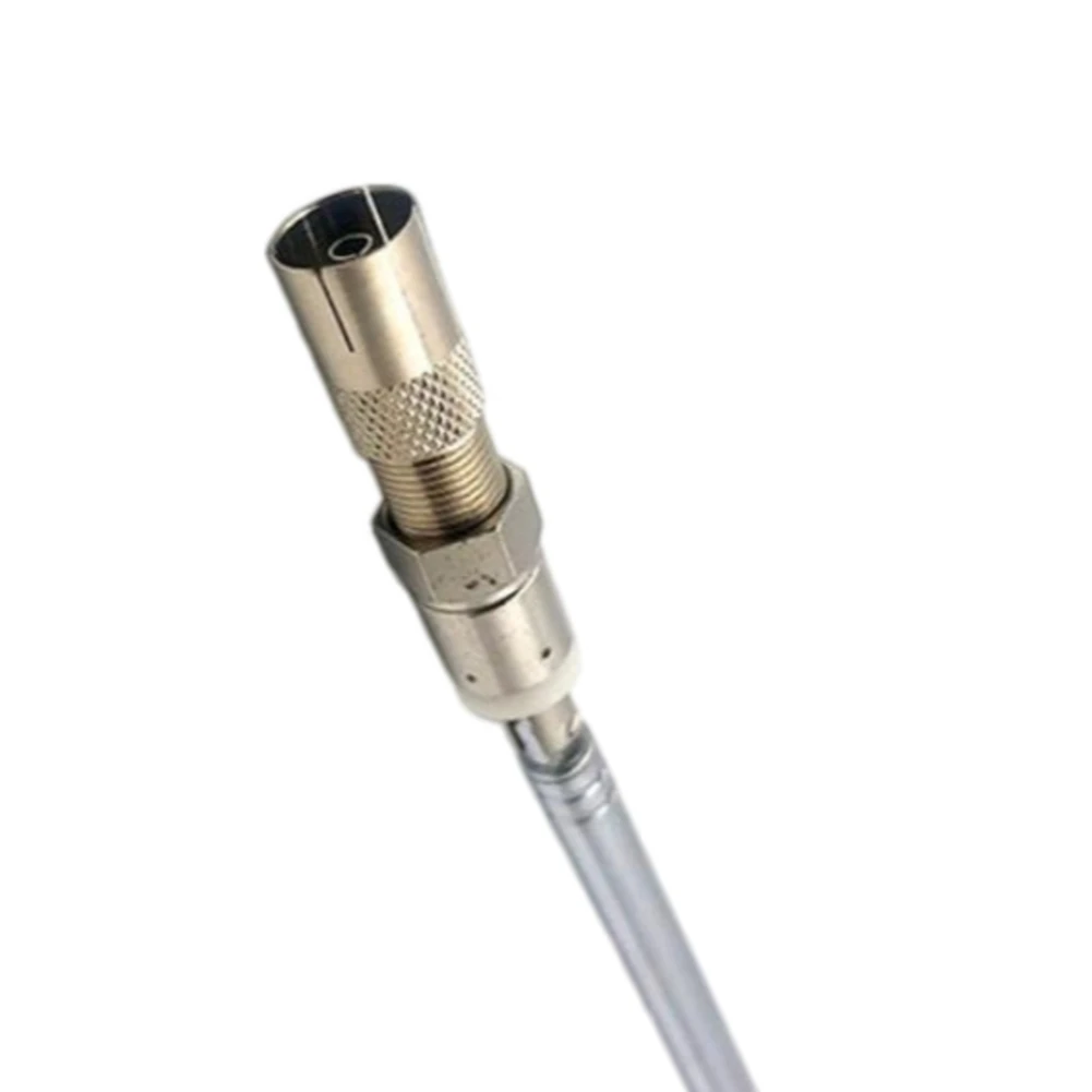 FM Telescopic Antenna Kit with Stainless Steel Construction and F Type Male Connector for AV Stereo Applications