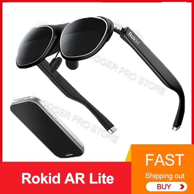 in stock Rokid AR Lite Smart AR Glasses Portable High-definition 3D Smart Glasses Station 2 Space Projection Screen