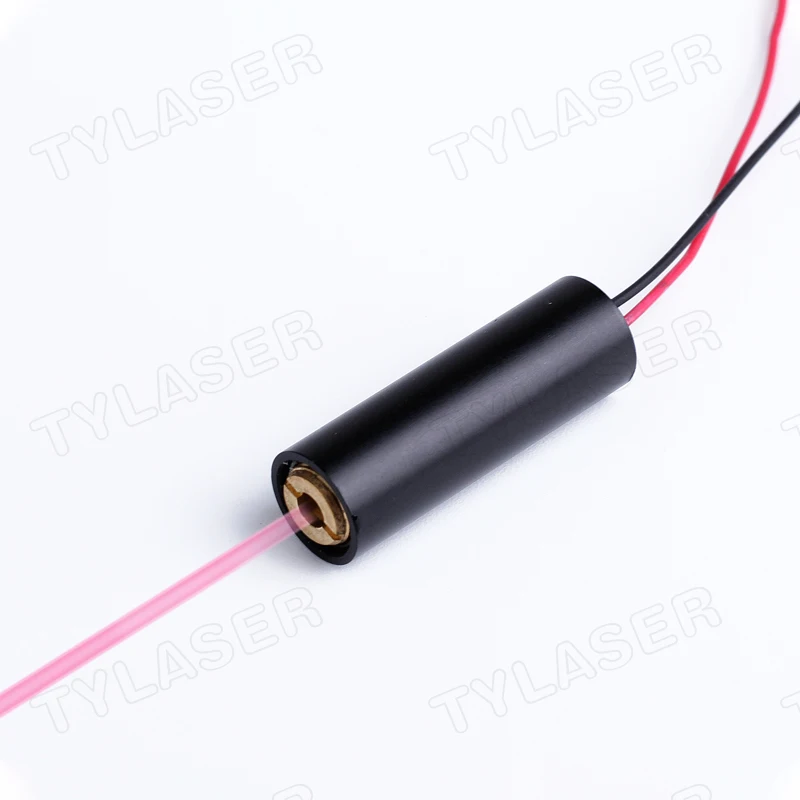 D10X30mmปรับโฟกัส 670nm 0.5mW 1mW 5mW 10mWโมดูลเลเซอร์ไดโอดเลเซอร์เกรดอุตสาหกรรมACC DRIVER TYLASERS