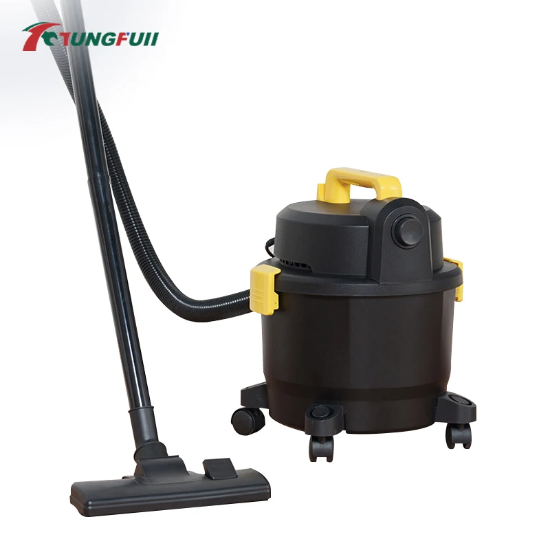 15L Mini Bucket Vacuum Cleaner Powerful Big Suction Wet & Dry Dual Use Electric Vacuum Machine for Household Home Car Cleaning