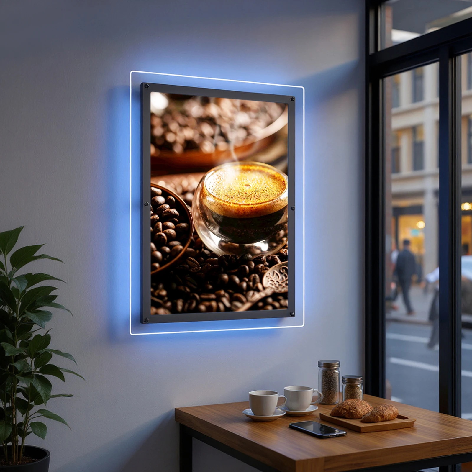 

Светодиодный световой короб, держатель светодиодной вывески с акриловой крышкой, светодиодная рекламная рамка для больниц, библиотеков