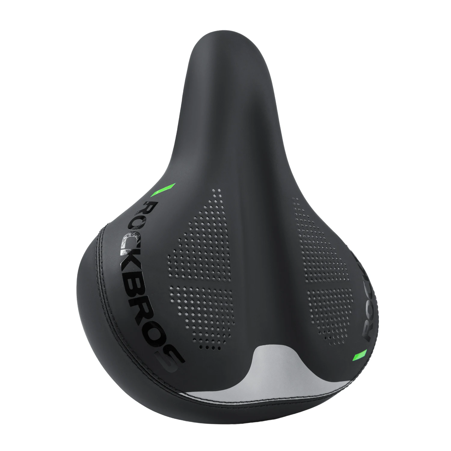 AliExpress ROCKBROS Bicycle Saddle Double Shock Absorption Bike Airbag Seat Cushion Hardness-adjustable Non-slip Comfortable Saddle