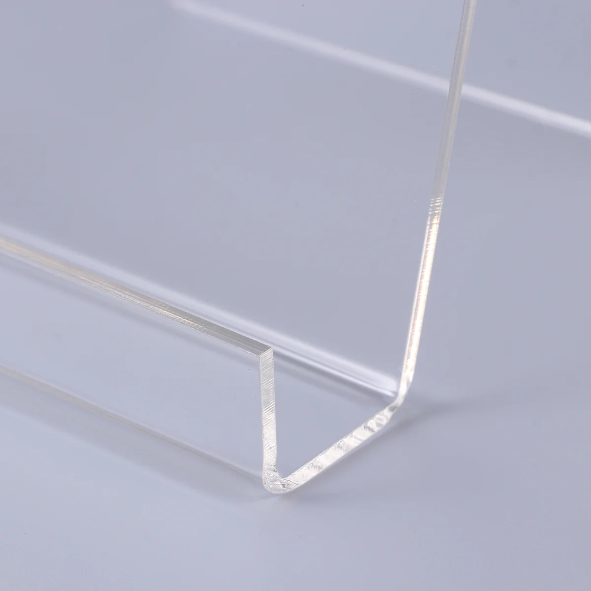 Transparente Acryl ständer Schmuck Display Brieftasche Tablett Bücher steht Tablet Rack leicht zu reinigen