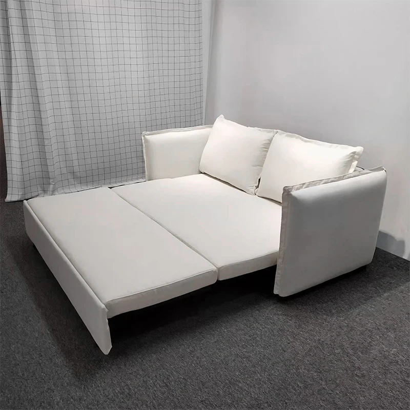 Hochwertiges Stoffs ofa Cum Bed Multifunktions-Schlafs ofa im neuen Design Nordic Couch Klapp sofa