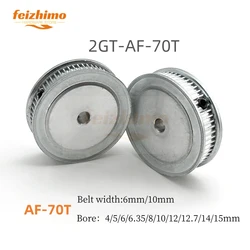 2GT AF type Timing Belt 3D Printing ,GT2/2GT 70T Timing Belt Pulley Aperture 4/5/6/6.35/8/10/12/12.7/14/15mm Belt Width 6mm/10mm